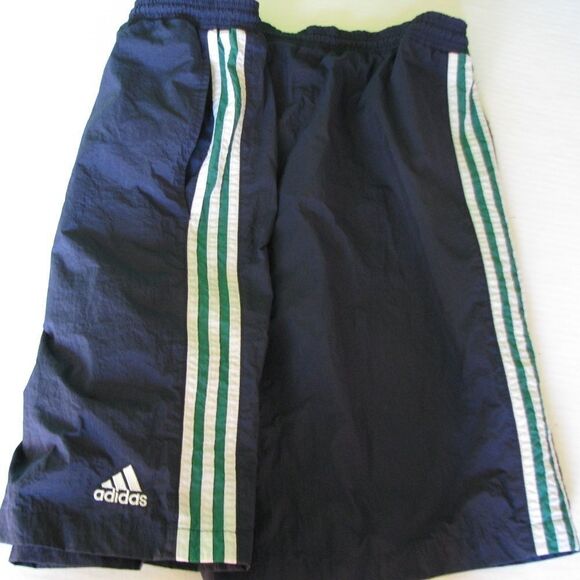 Vintage 90s Adidas 3 Stripe Wind Shorts Joggers Trainers Track - Picture 1 of 4